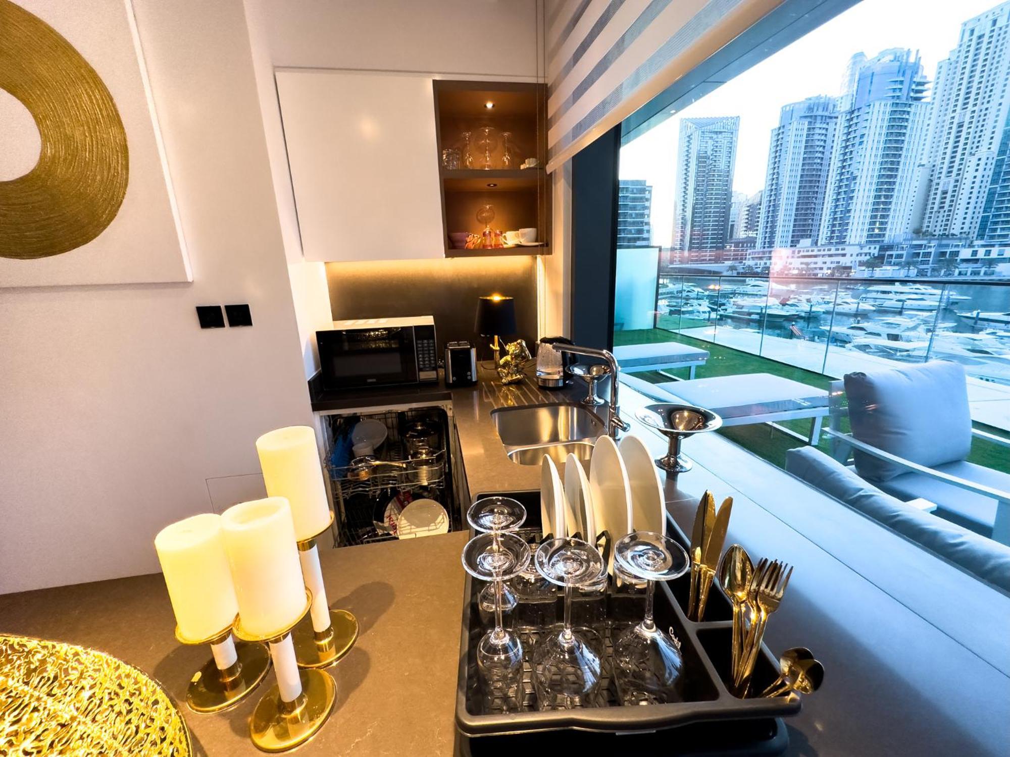 Vida Dubai Marina & Yacht Club , Hotel And Residences , Luxurious 2Br Eksteriør bilde